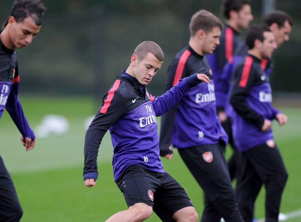 Jack Wilshere looks set to make his competitive return