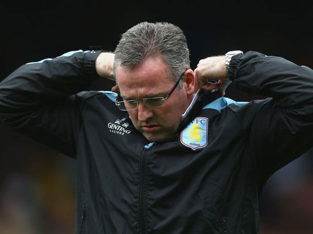 ‘There’s some good people there [at Norwich], really good people,’ said Villa manager Paul Lambert