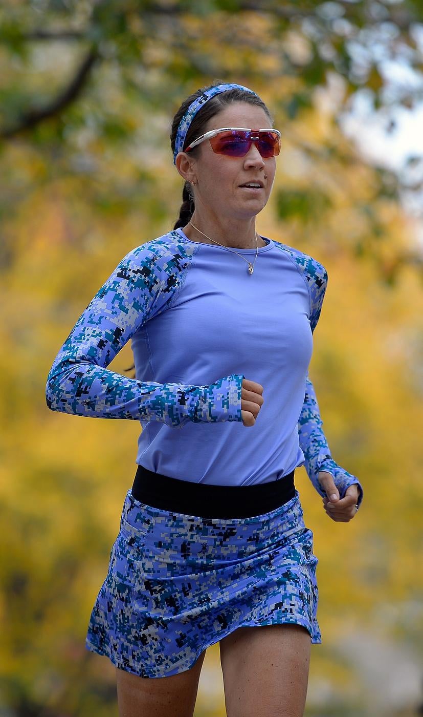 RUNNER: BethAnn Telford, who continues to compete in marathons despite suffering from brain cancer, will run in this Sunday's Marine Corps marathon in Washington.