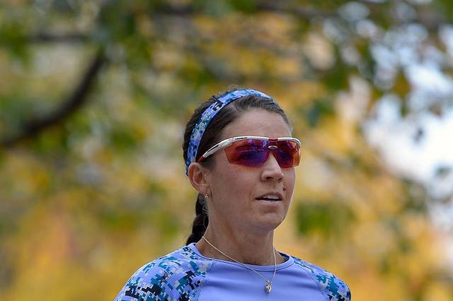 RUNNER: BethAnn Telford, who continues to compete in marathons despite suffering from brain cancer, will run in this Sunday's Marine Corps marathon in Washington.