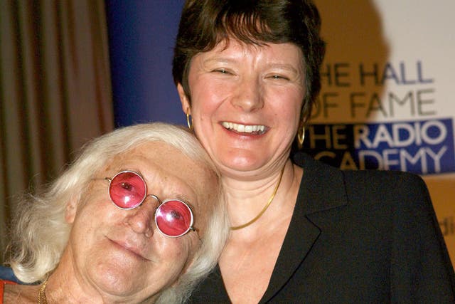 Helen Boaden with Jimmy Savile in 2006