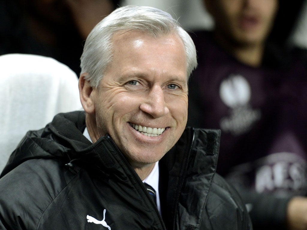 All smiles: Alan Pardew believes his time behind the scenes at Reading prepared him for a starring role at Newcastle