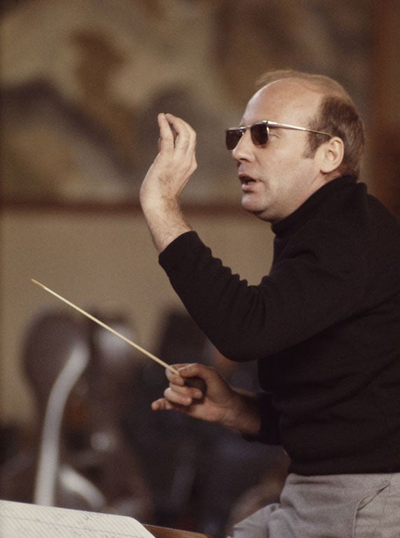 Henze conducts the English Chamber Orchestra at Morley College, London in 1969