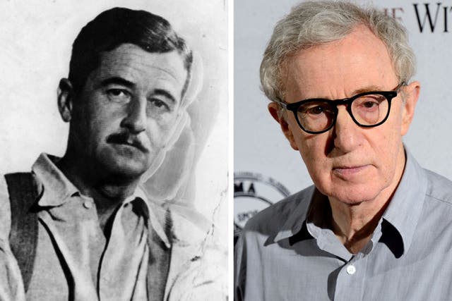 Directors William Faulkner,left, and Woody Allen, right