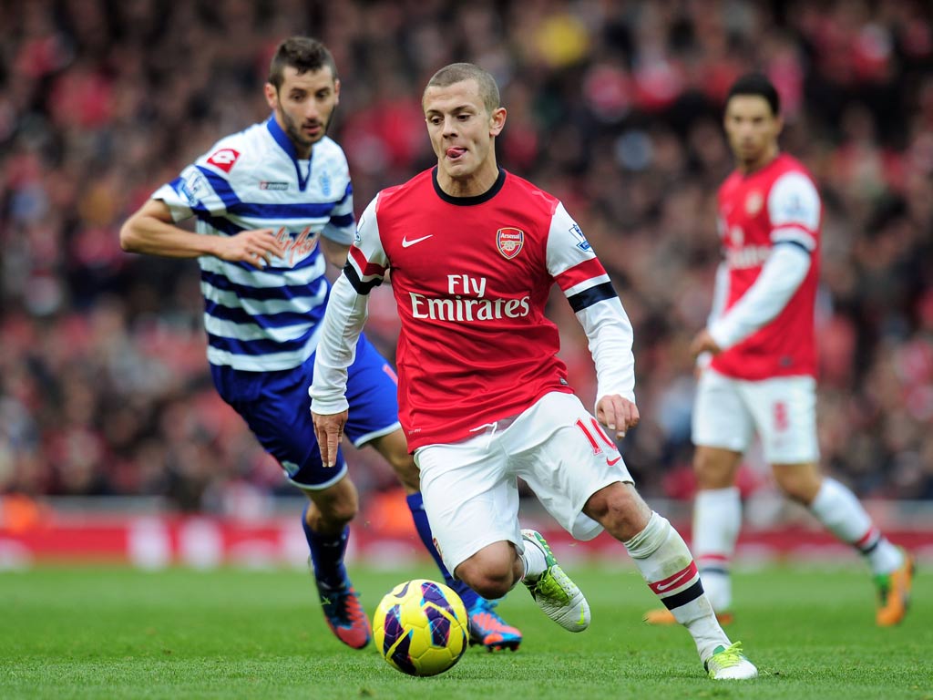 Jack Wilshere on his competitive return for Arsenal against QPR