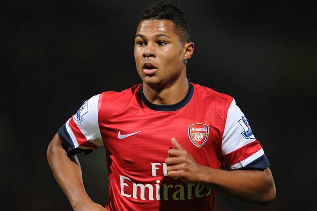 Arsenal youngster Serge Gnabry 