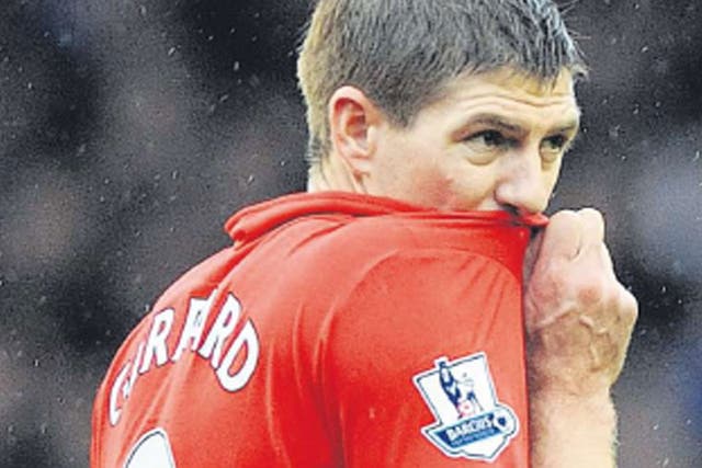 Steven Gerrard was quick to criticise Everton after Sunday’s game