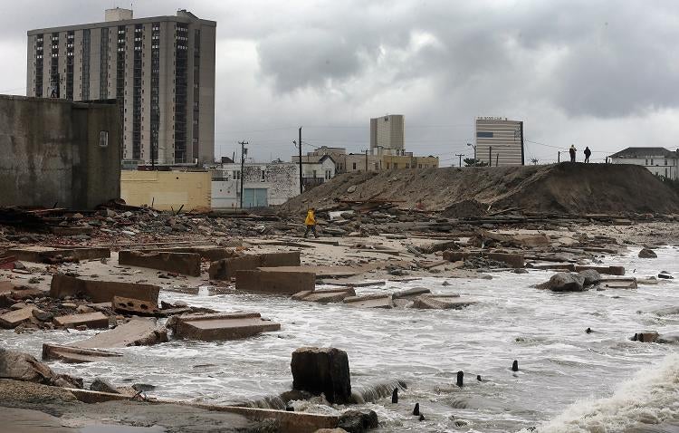 Hurricane Sandy Atlantic City takes stock of damage The Independent The Independent