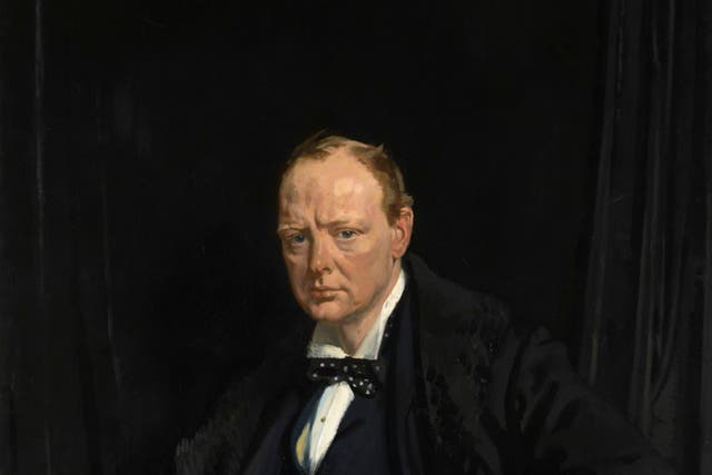 A portrait of Winston Churchill, by William Orpen, one of Britain's most significant portrait painters and war artists which goes on display at the Gallery from tomorrow. 