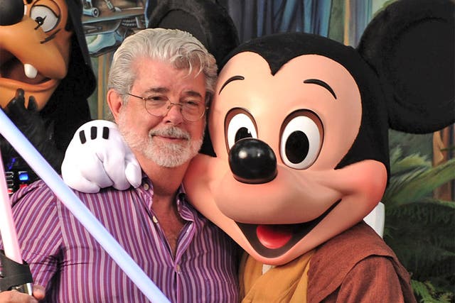 George Lucas and Mickey Mouse