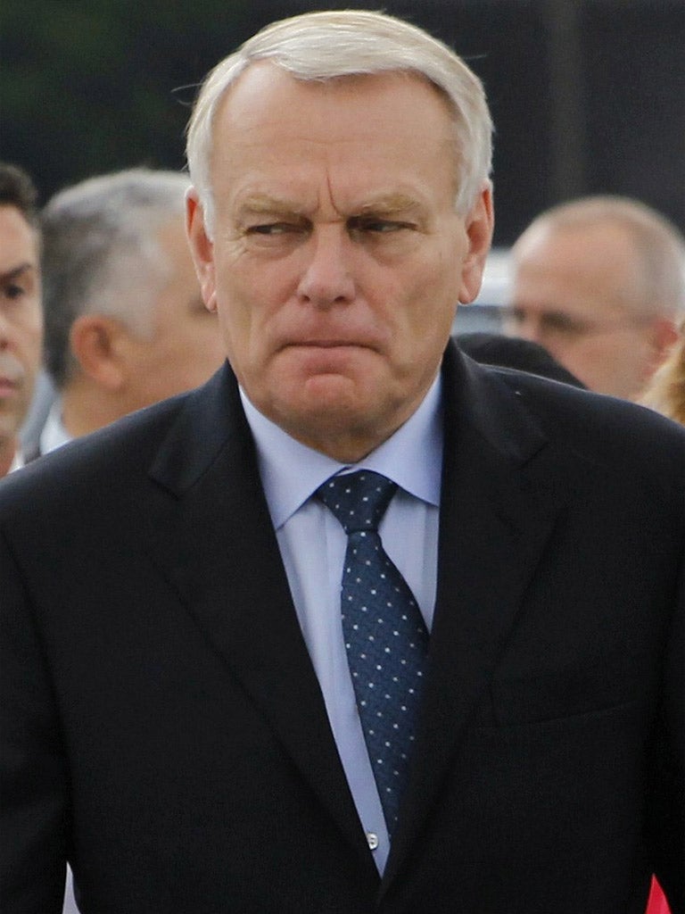 French newspaper commentators suggested that Mr Ayrault might be on the 'slippery slope'