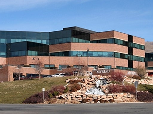 The Myriad Genetics HQ in Salt Lake City