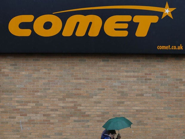 Around 6,500 retail jobs were under threat today as electricals chain Comet became the latest casualty on the high street