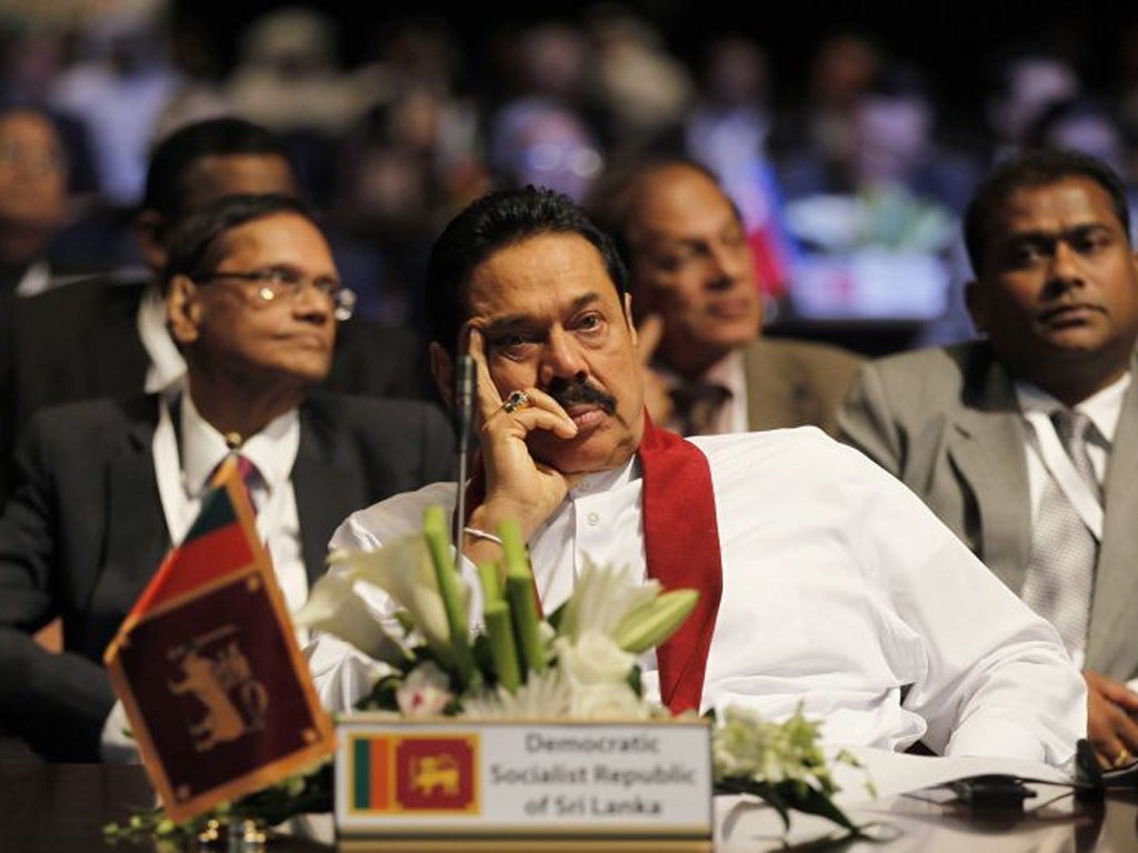 President Mahinda Rajapaksa has been accused of silencing his critics