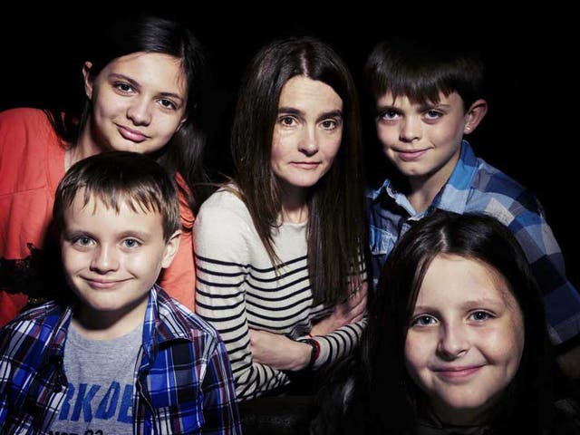 In Everyday, Henderson (centre) stars alongside four real-life siblings who have never had an acting lesson and who grow up in real-time over the course of the film