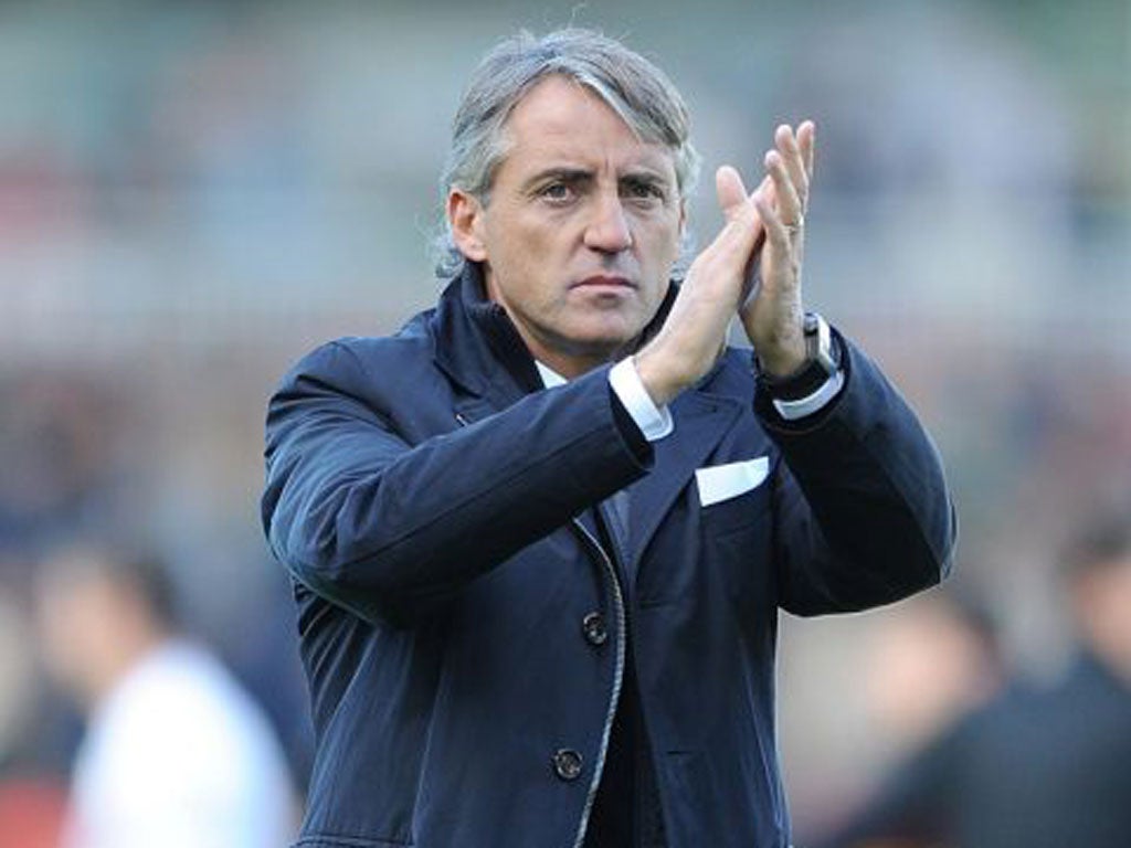 The Manchester City manager, Roberto Mancini, had previously held talks over managing Monaco