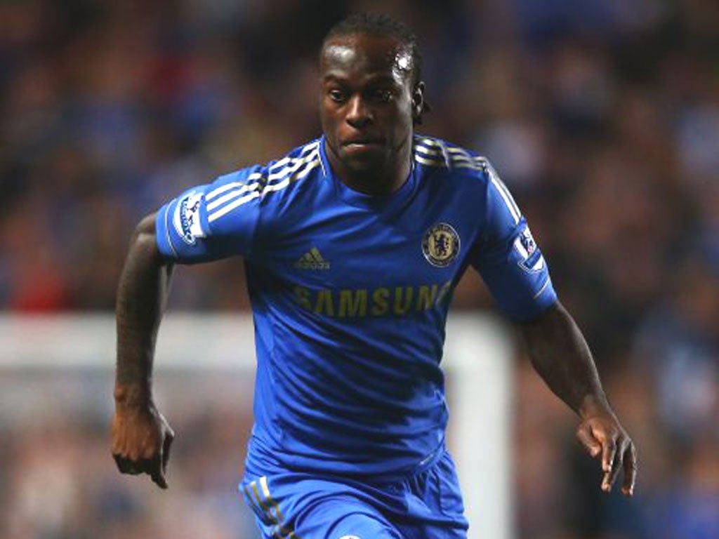 Chelsea’s Victor Moses is set to face his old boss in the League Cup