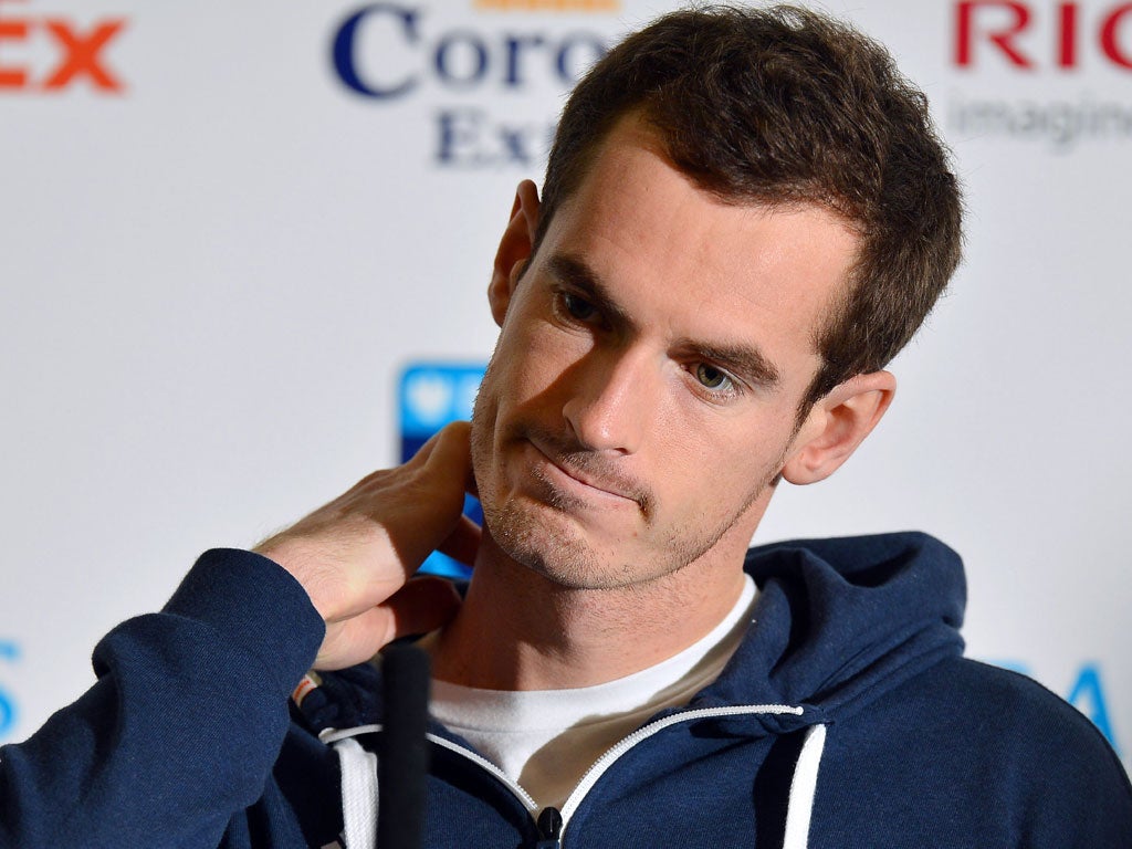 Support act: Murray is hoping the O2 crowd can generate an atmosphere like he experienced at London 2012