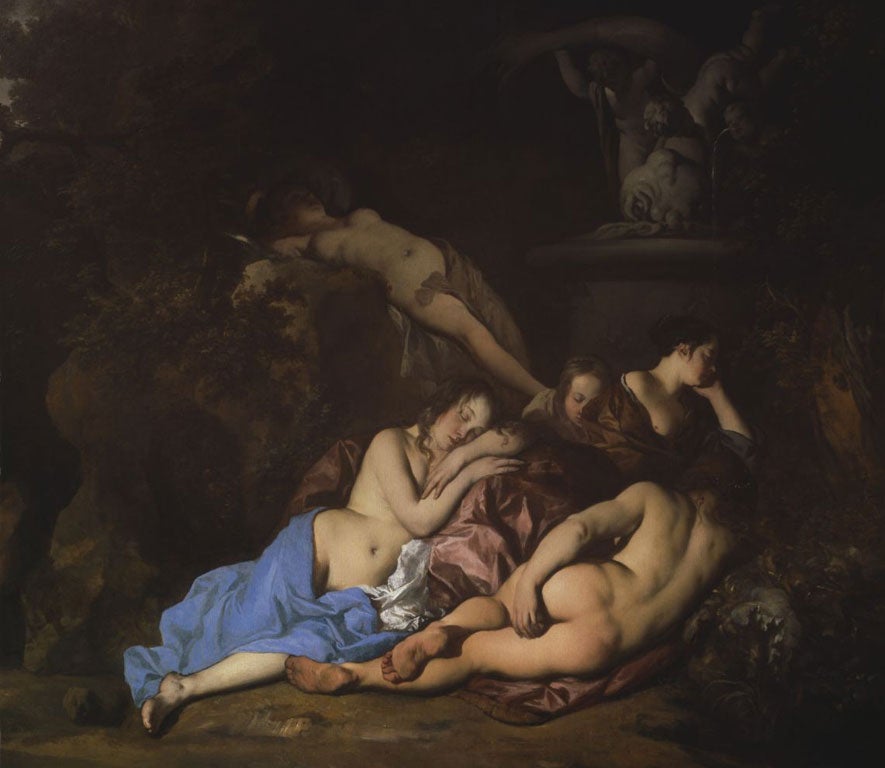 Nude awakening: Peter Lely's 'Nymphs by a Fountain'