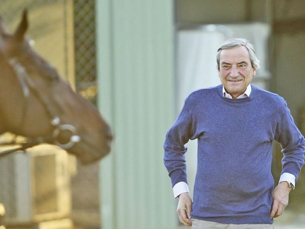 Luca Cumani has two runners in the Melbourne Cup