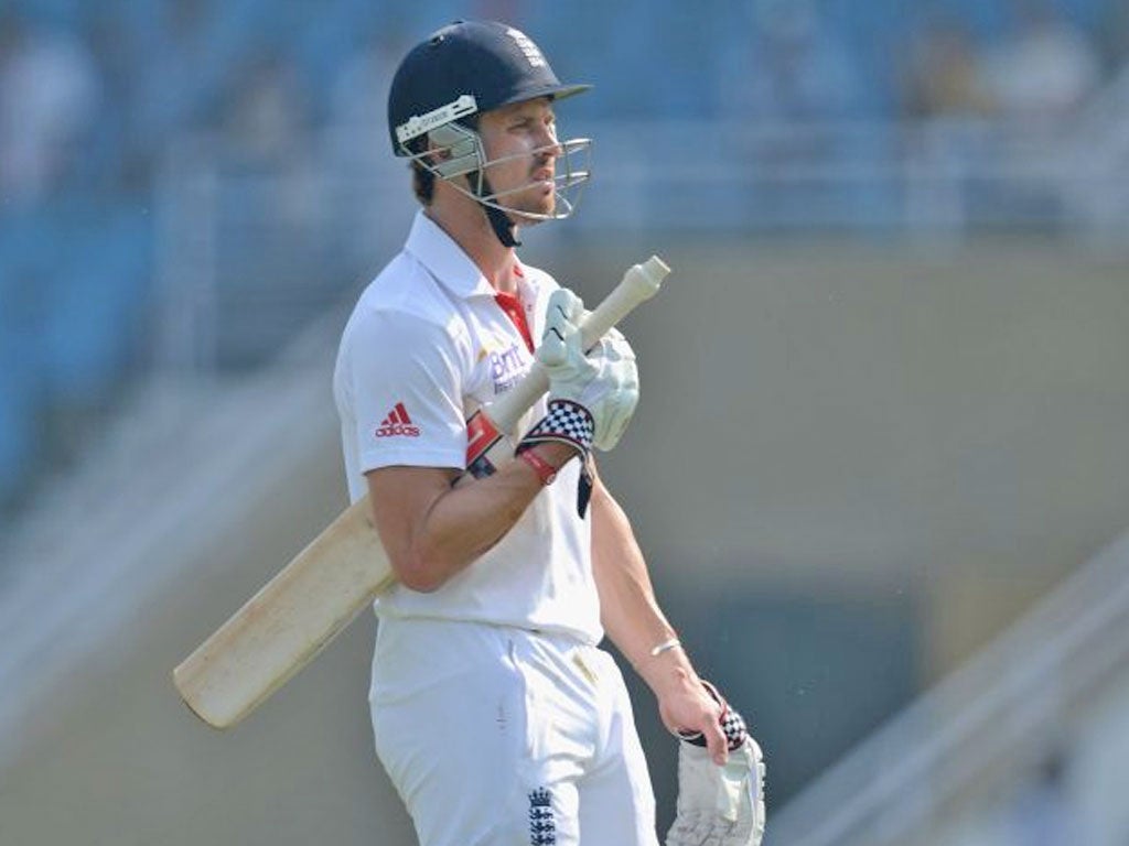 The opener: Somerset’s Nick Compton