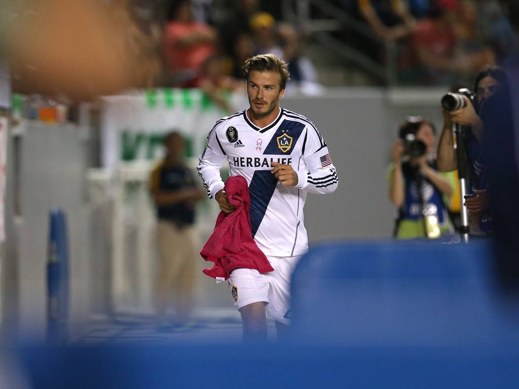 David Beckham of LA Galaxy