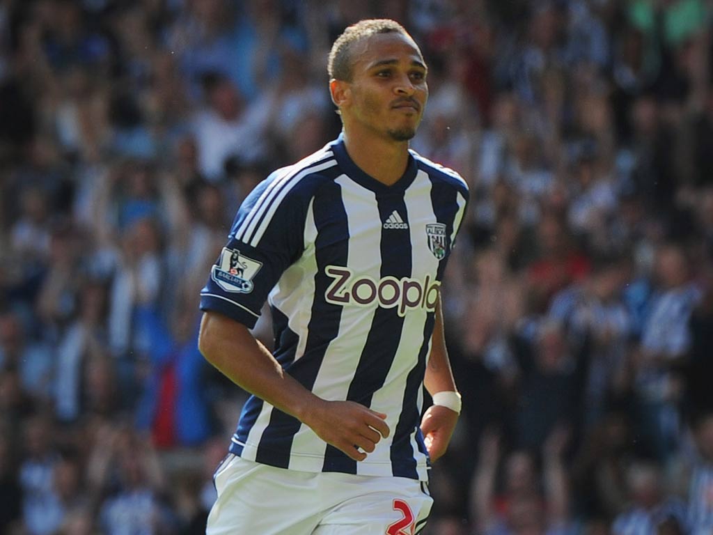 West Brom striker Peter Odemwingie