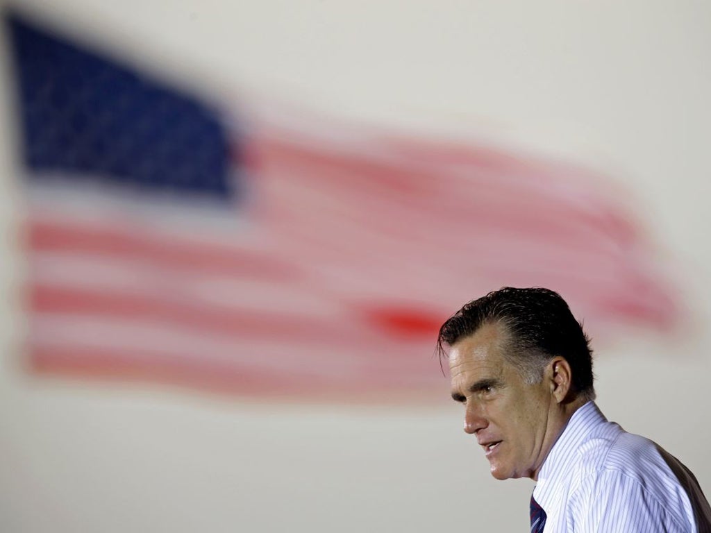 Mitt Romney walked to the lectern of the Grand Ballroom at Boston’s vast Convention Centre at around 1am yesterday and told a thinning crowd of supporters that the game was up