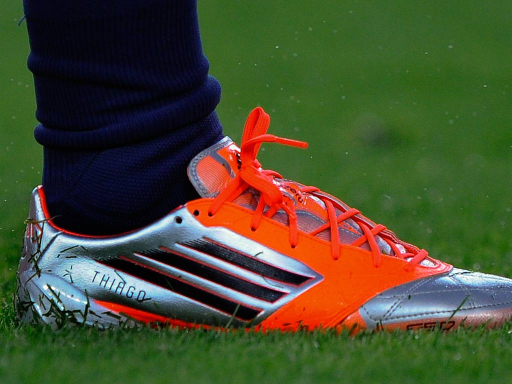 Messi wore customised boots with the name of his son on them