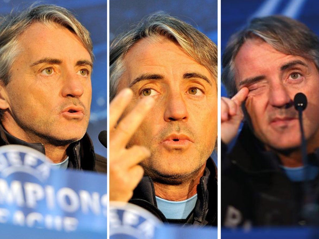 Mancini: 'I don’t understand why you continue to ask me about last
year, last month, it’s finished. Why?'