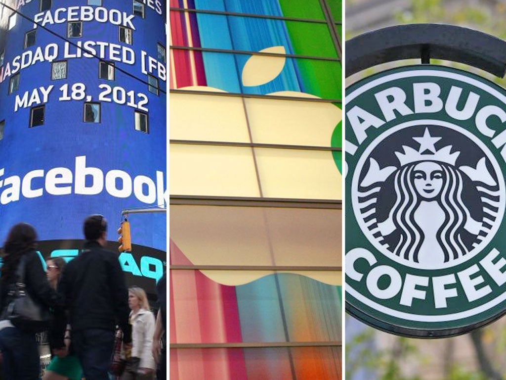 Corporations Facebook, Apple and Starbucks manage to avoid taxes