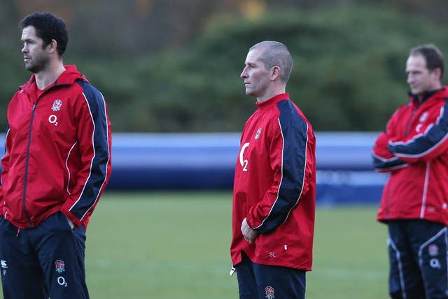 Stuart Lancaster casts his eye over his England side