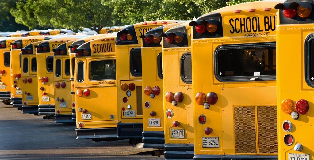 Two pupils have been suspended after the incident aboard a school bus in Mobile, Alabama
