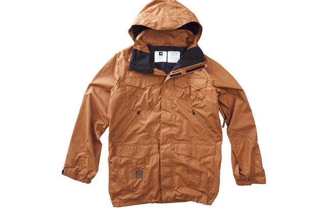 <p><strong>Analog Freedom jacket</strong></p>
<p><em><a href="http://www.surfdome.com/" target="_blank" title="surfdome.com">surfdome.com</a>, £179.99</em></p>
<p>This does everything you need it to do and the fabric looks great. It also gives you licence to pair it with some seriously loud snowboard pants.</p>