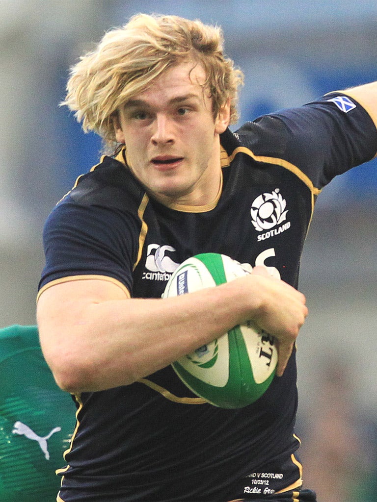 Richie Gray will face a late fitness test before Sunday's game