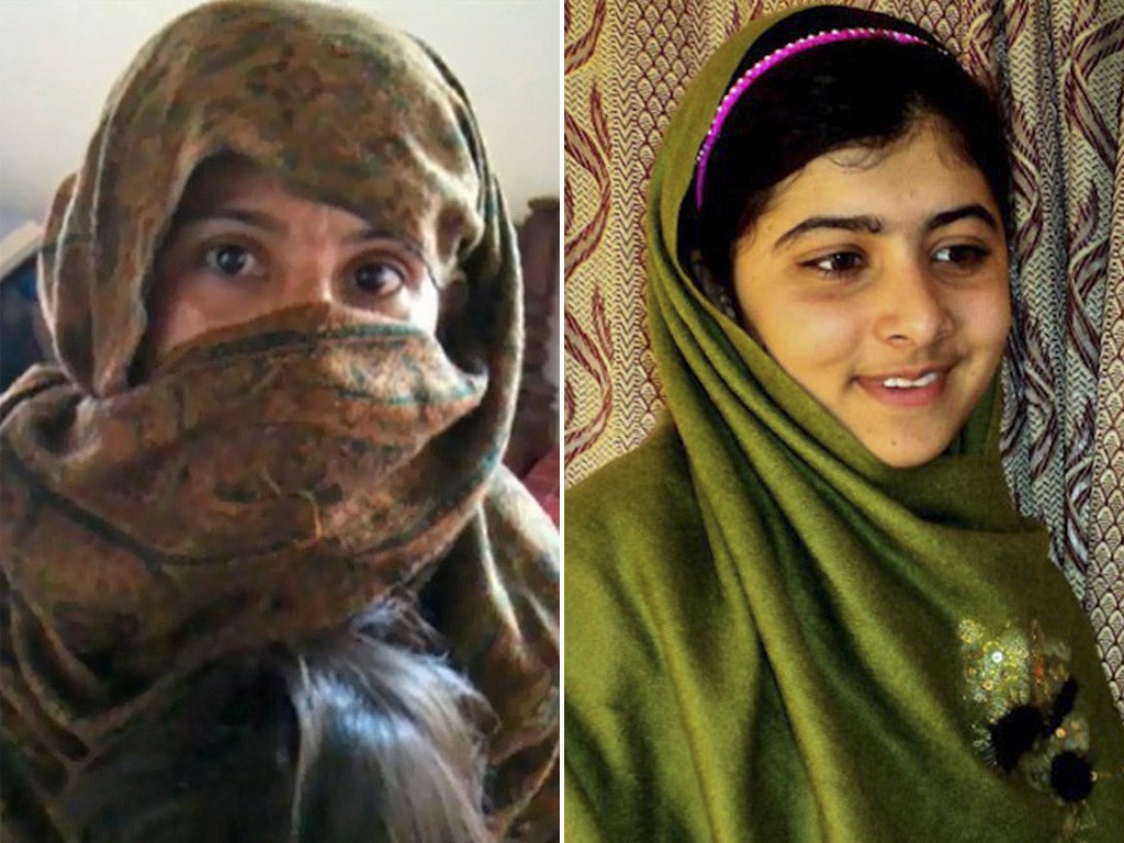 Rehana Haleem (left), who has apologised to Malala Yousafzai