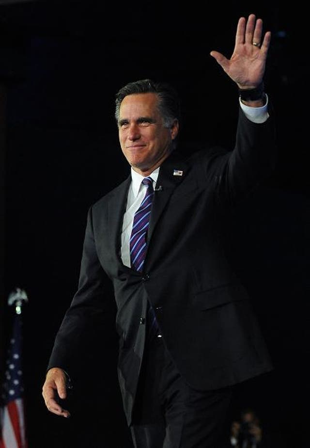 Mitt Romney: Concedes defeat in the presidential election campaign