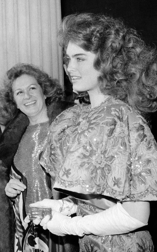 This 1983 file photo shows actress and model Brooke Shields, right with her mother Teri in New York. Teri Shields, who launched daughter Brookeís on-camera career when she was a baby and managed the young star into her 20s, died last week in New York City.