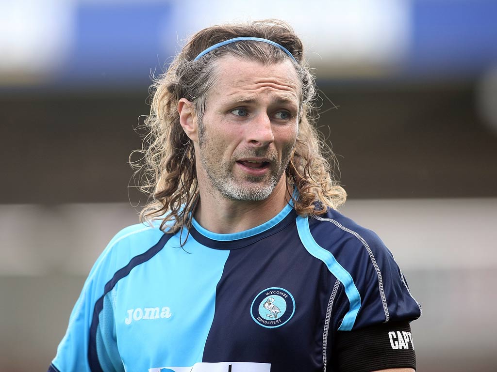Ainsworth during his playing days for Wycombe