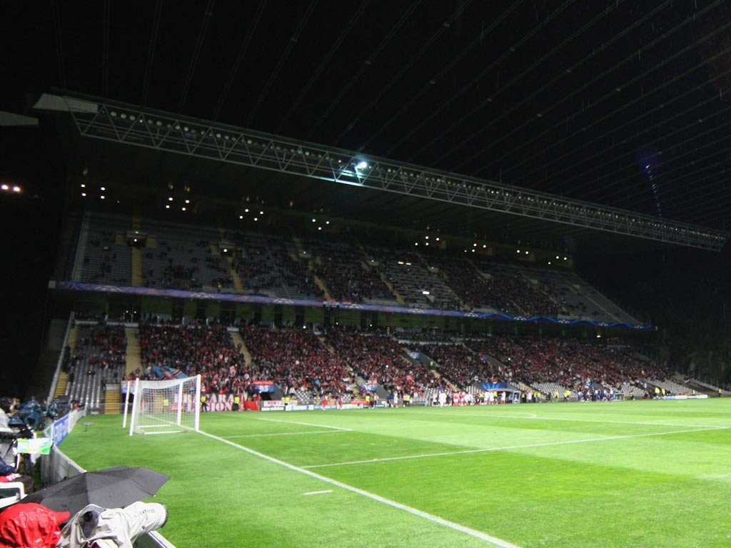 A power failure delayed United's game in Braga