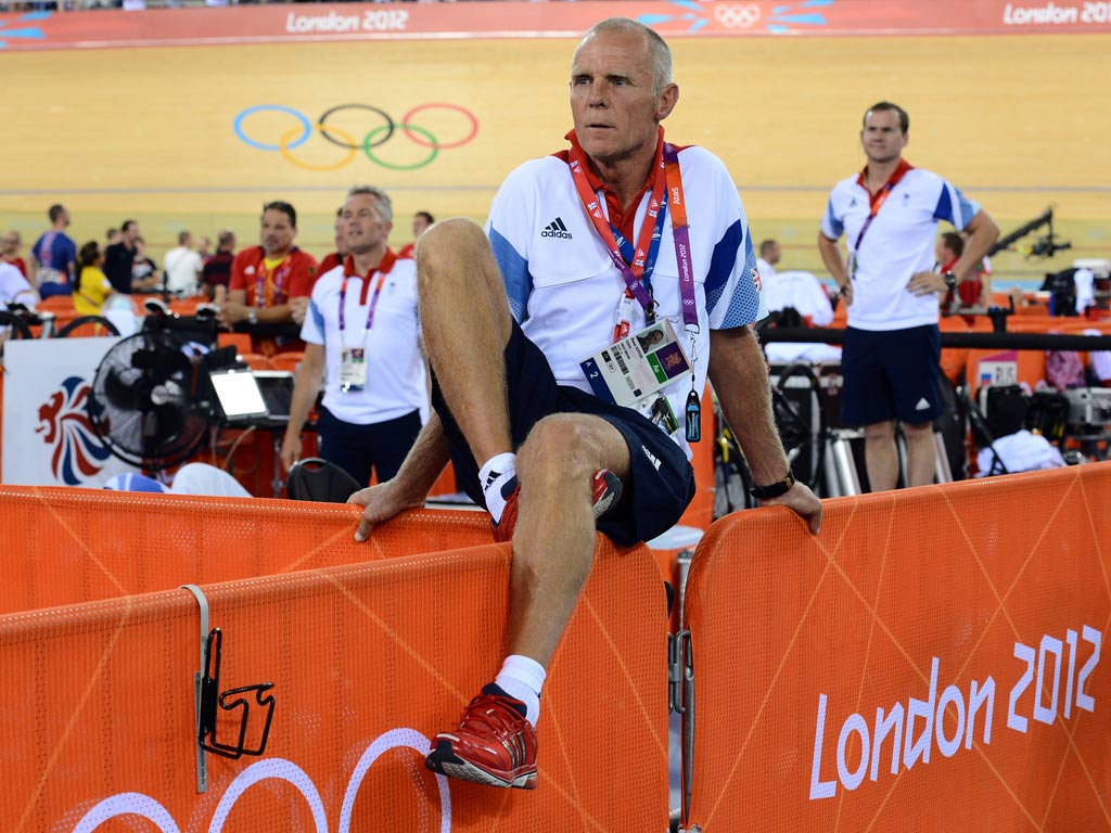 Shane Sutton at the London 2012 Olympics