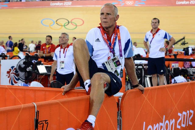 Shane Sutton at the London 2012 Olympics