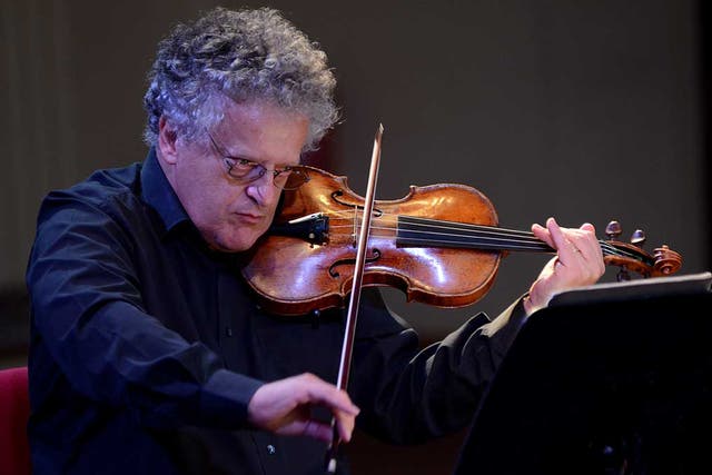 Solo violinist Irvine Arditti will perform Cage's Freeman Études