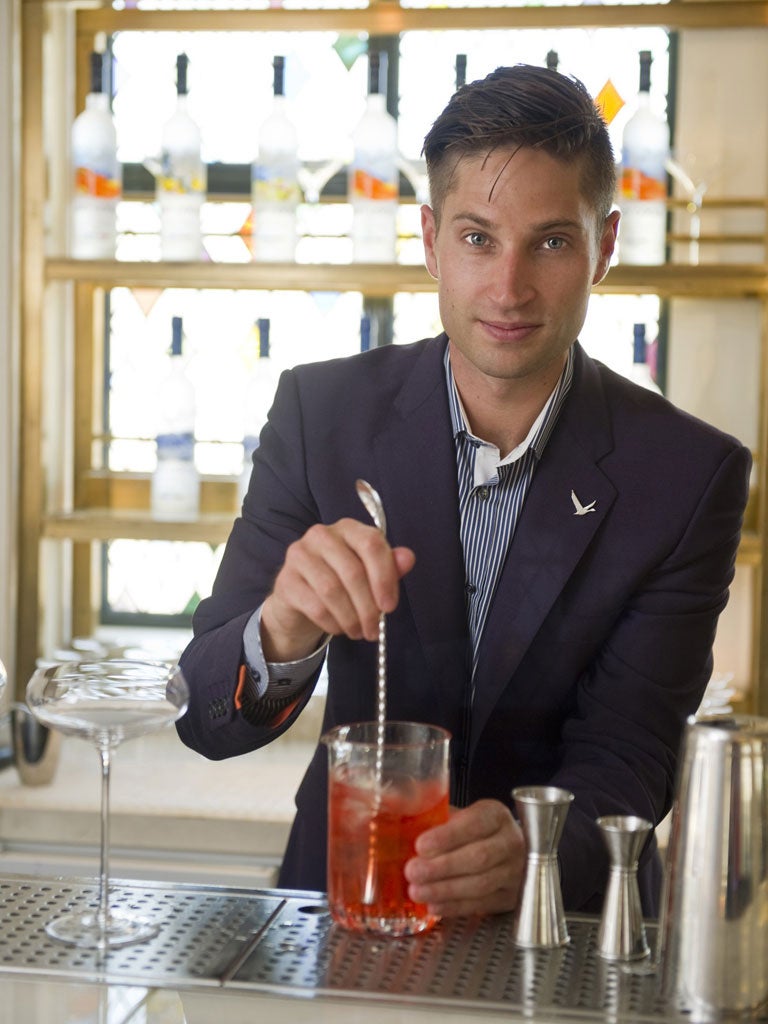 Joe McCanta, Cocktail maker: 'A dash of bitters - orange, lemon or celery - changes a whole drink'