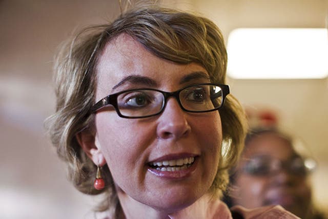 Ms Giffords, a Democrat, gave up her house seat in January