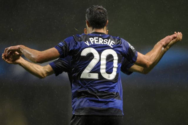 Manchester United striker Robin van Persie