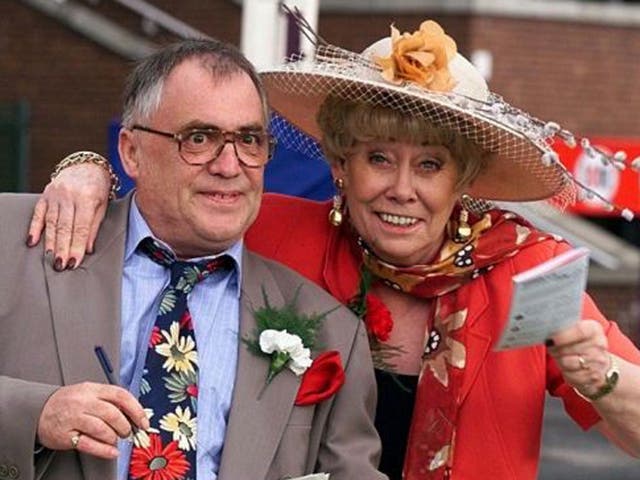 Dawn with her late on-screen husband, Bill Tarmey