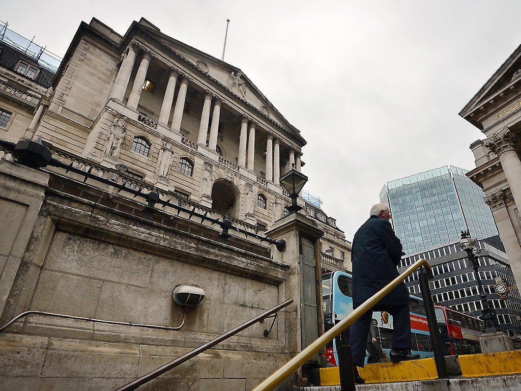 Emerging from the gloom? The Bank of England in London