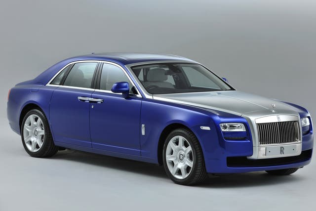 Rolls-Royce Motor Cars bespoke Mazarine Blue Ghost
