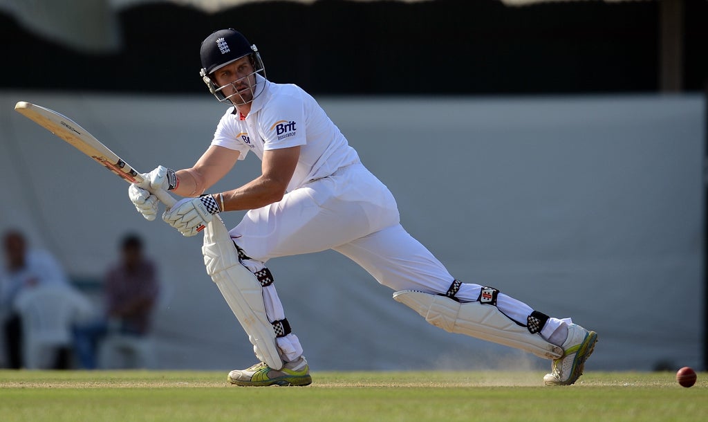 England's new Test opener-in-waiting added a second-innings 54 not out to his 74 two days ago